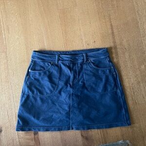 Athleta Blue Denim style activewear Skirt